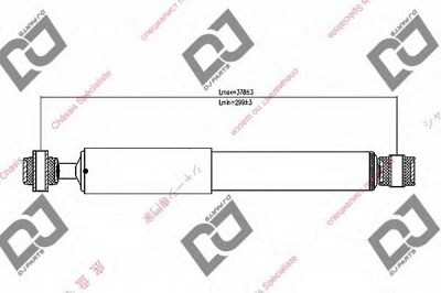 DJ PARTS ds1408gt -  Амортизатор